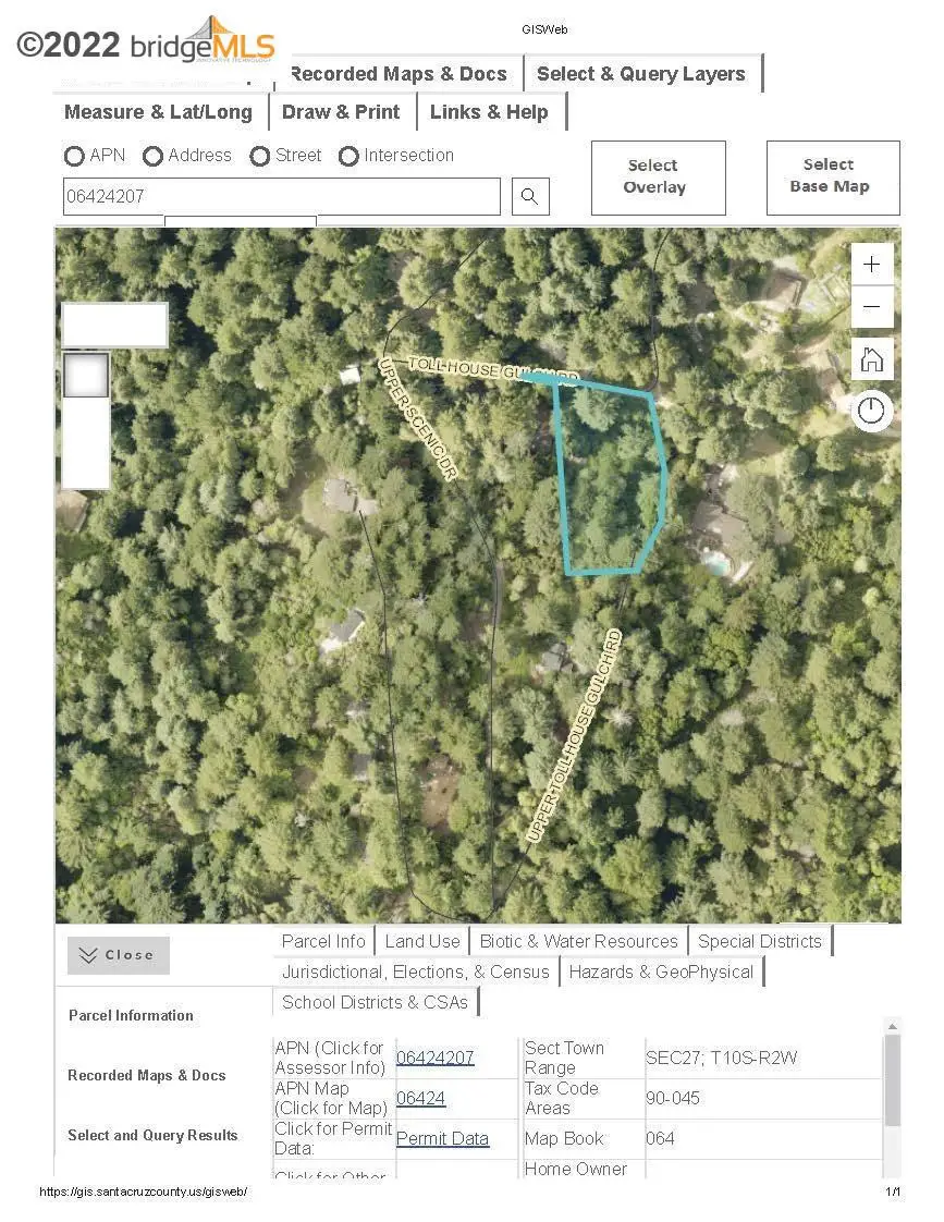 Toll House Gulch Road, Felton, CA 95018 - #1