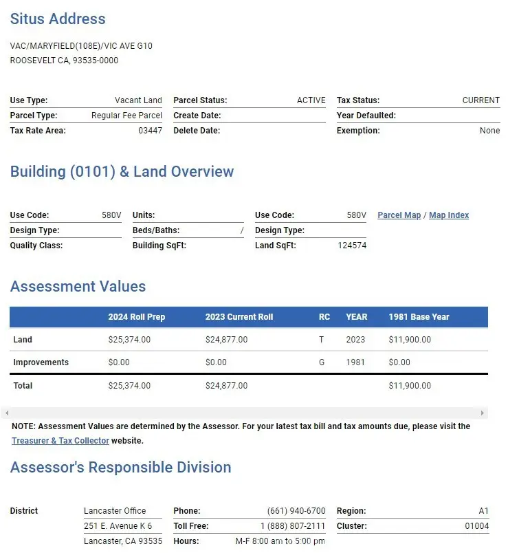 0 E Avenue G-10, Lancaster, CA 93535 - Image #2