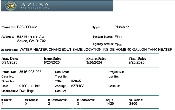 542 N Louise Avenue, Azusa, CA 91702