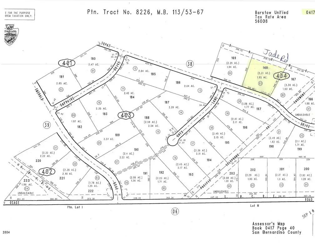 0 Jade Road, Barstow, CA 92311 - Image #1