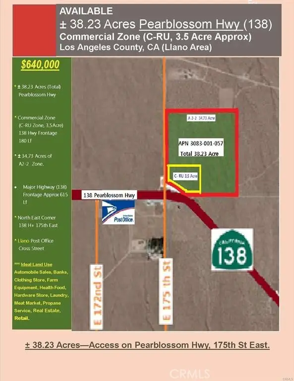 0 Pearblossom Hwy, Llano, CA 93591