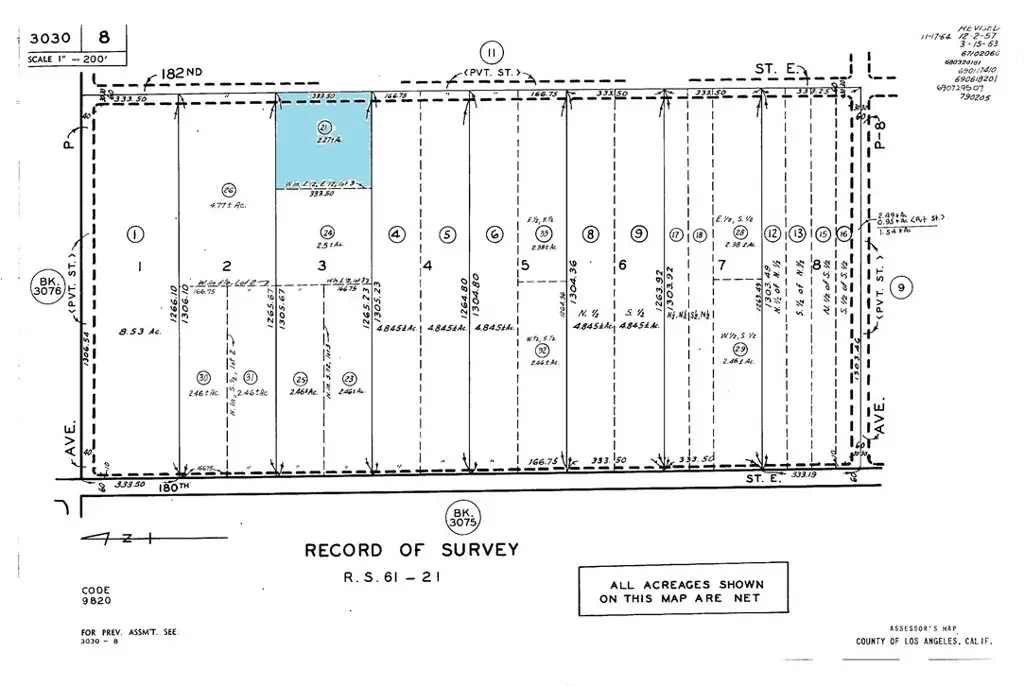 0 E 182nd. St. East, Lake Los Angeles, CA 93550 - #1