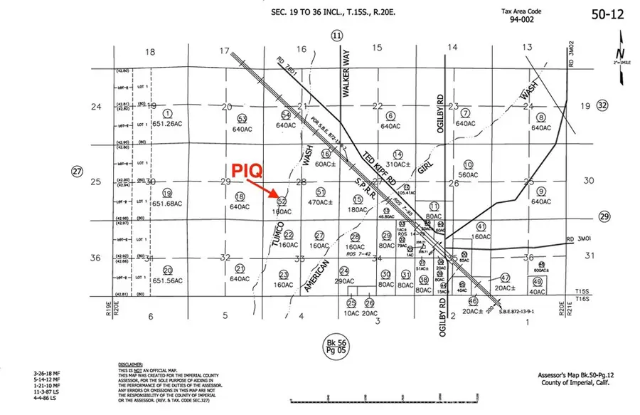 52 050-120-052-000 Off Side Winder Rd. And Ogilby Rd, East Imperial, CA 92383 - #3