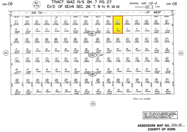 0 100th Street W, Rosamond, CA 93560