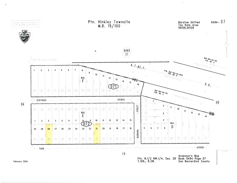 0 Park, Hinkley, CA 92347 - #1