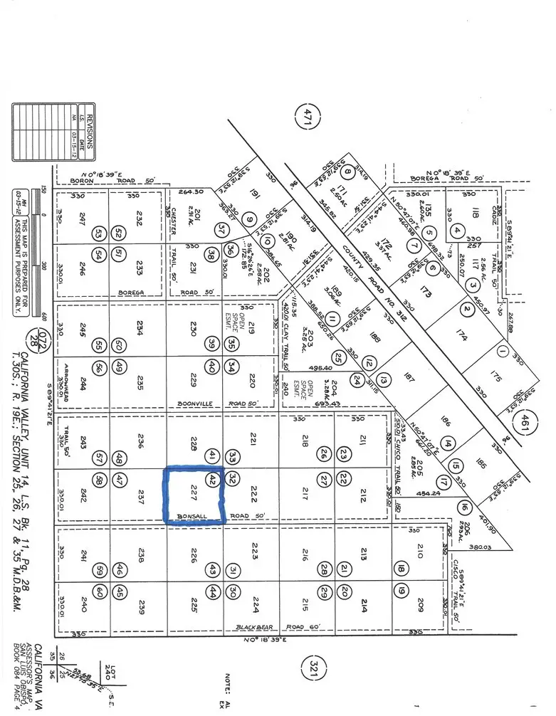 0 Bonsall Road, Santa Margarita, CA 93453 - Image #1