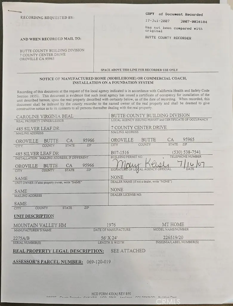 485 Silver Leaf Drive, Oroville, CA 95966 - Image #3