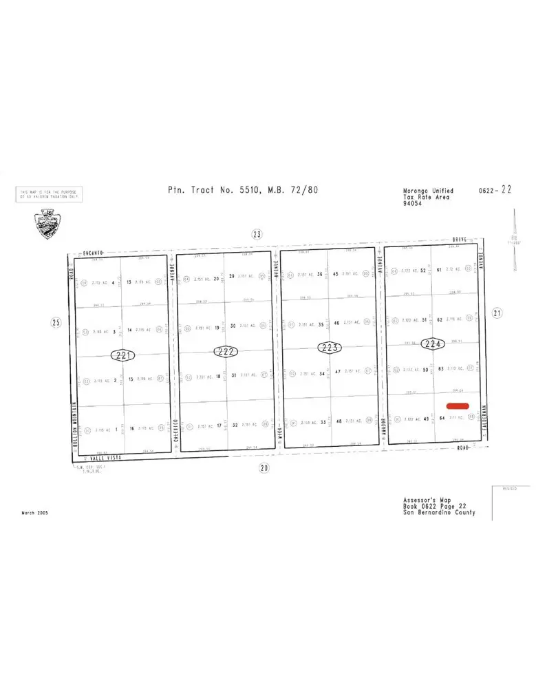 0 Falderman, Twentynine Palms Yucca Valley, CA 92277 - #1