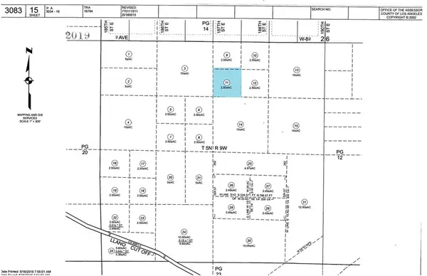 0 187th / Avenue W10, Llano, CA 93591