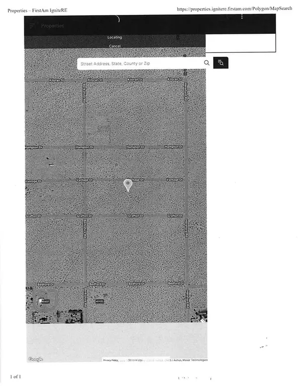 0 Vantage, Newberry Springs, CA 92365