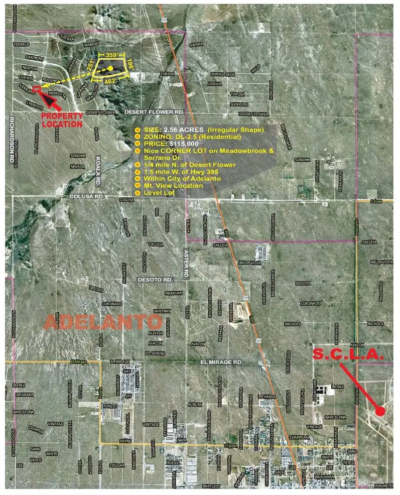 0 Desert Flower & Richardson Avenue, Adelanto, CA 92301 - Image #1