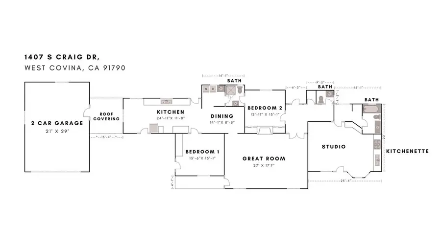 1407 S Craig Dr, West Covina, CA 91790 - #3