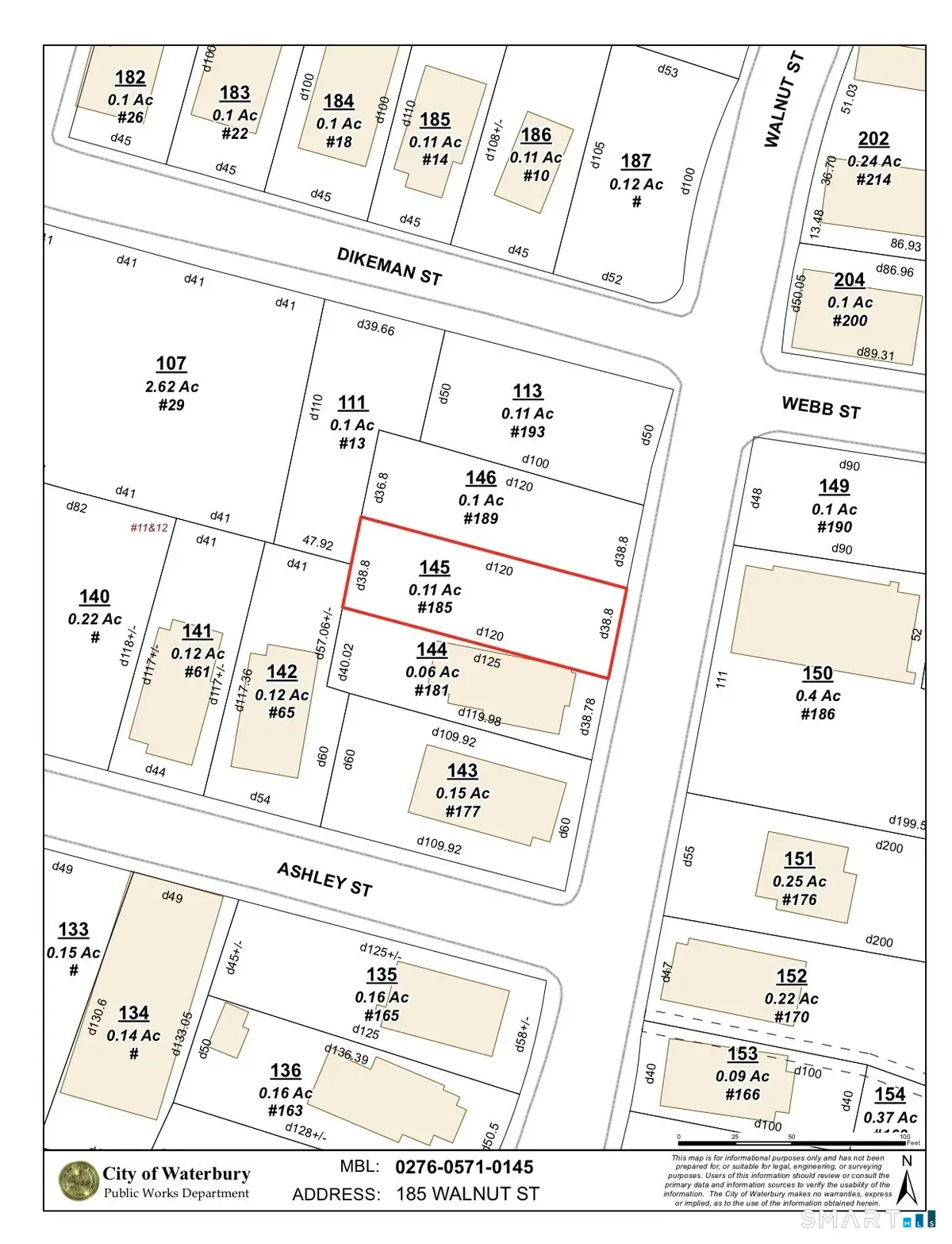 185 Walnut Street, Waterbury, CT 06704 - #1