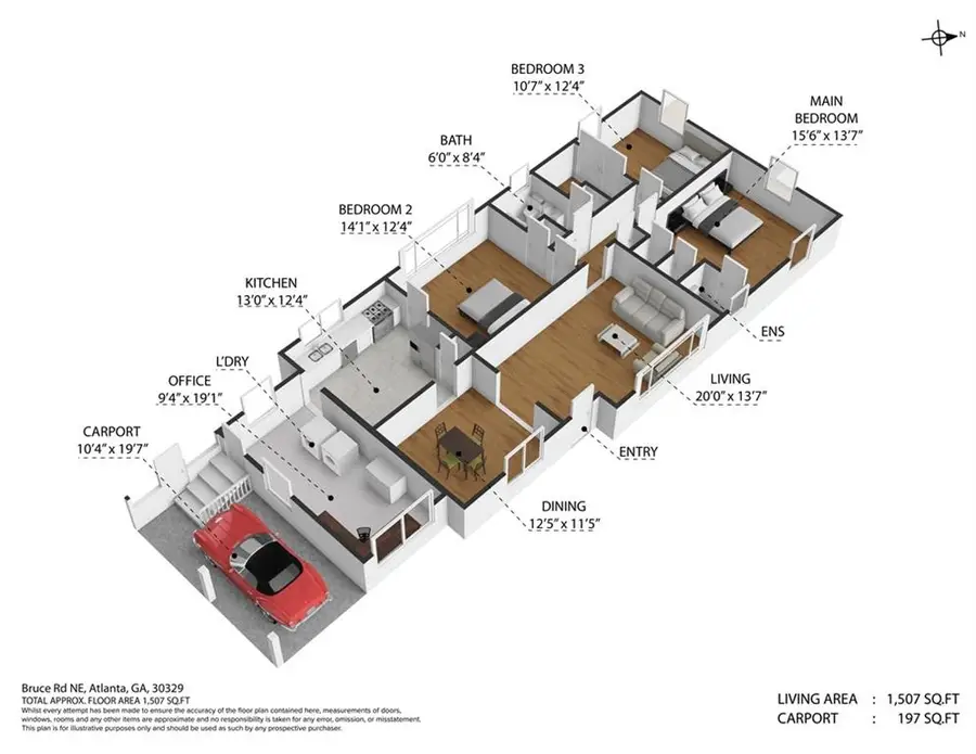 1838 Bruce Road Ne, Atlanta, GA 30329 - Image #3