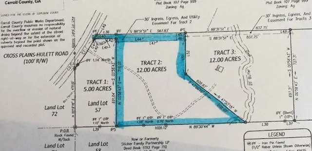 0 Cross Plains Hulett Road, Carrollton, GA 30116 - #1