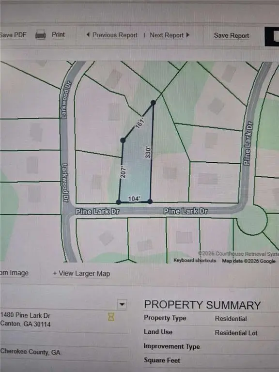 1480 Pine Lark Drive, Canton, GA 30114