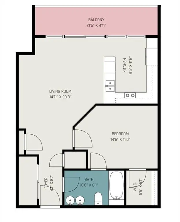 1080 Peachtree Street Ne #2308, Atlanta, GA 30309 - #2