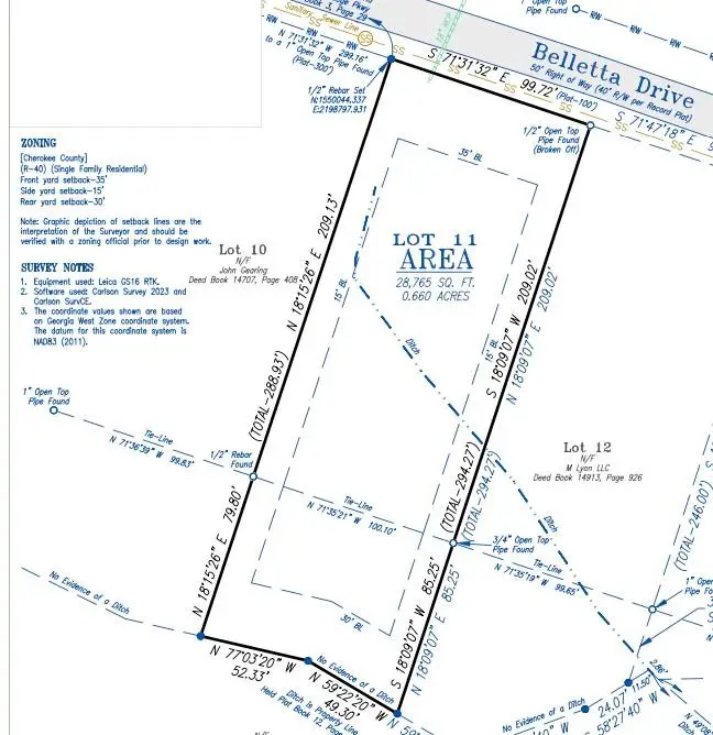 Lot 11 Belletta Drive, Canton, GA 30114 - #1
