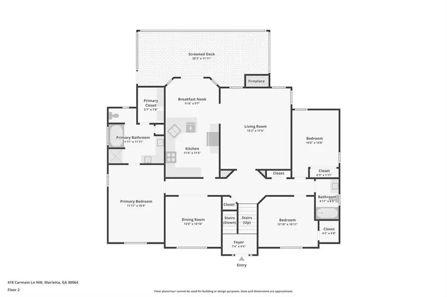 418 Carmain Lane Nw, Marietta, GA 30064 - #3