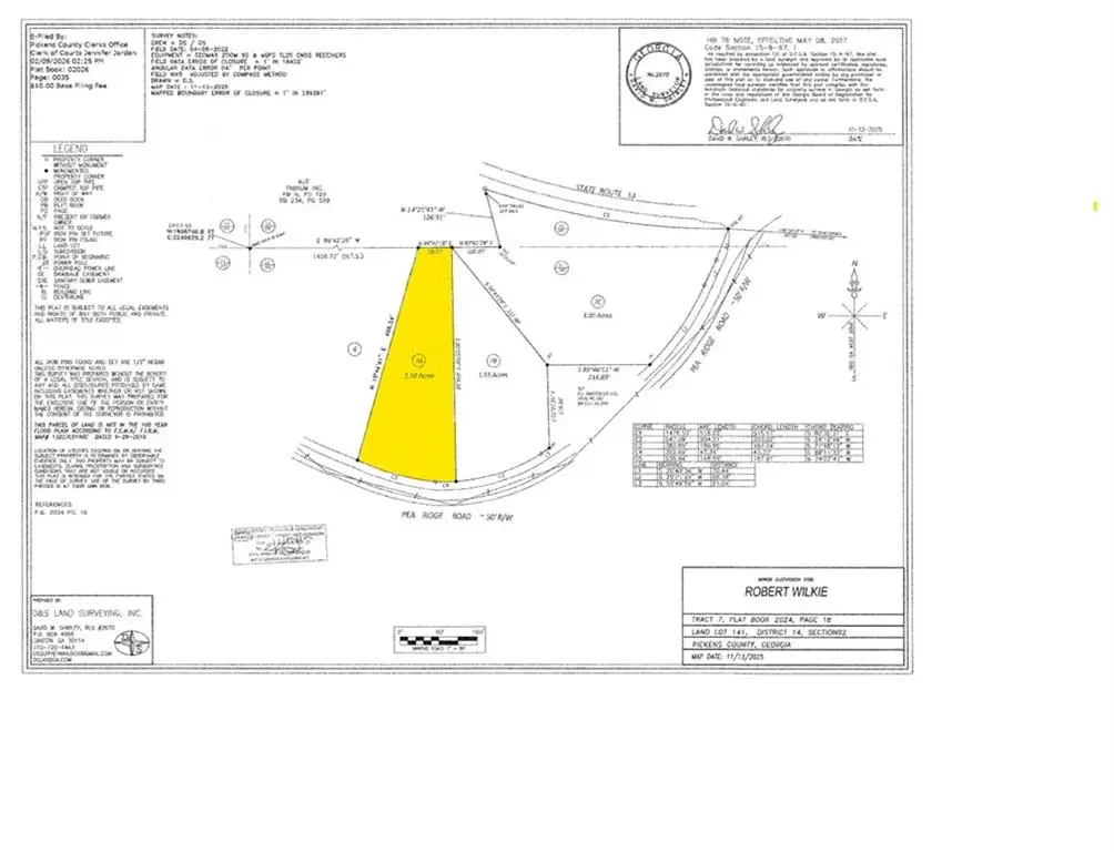 LOT 7A Pea Ridge Road, Ball Ground, GA 30107 - #1