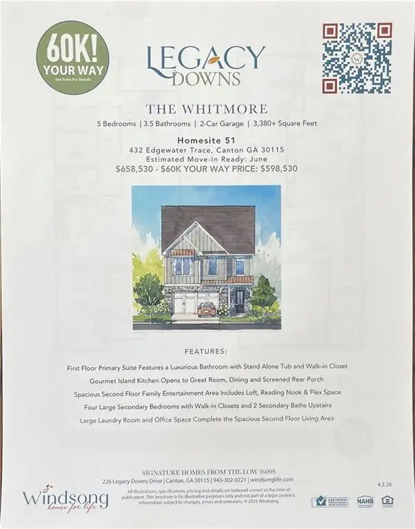 432 Edgewater Chase, Canton, GA 30115 - #1