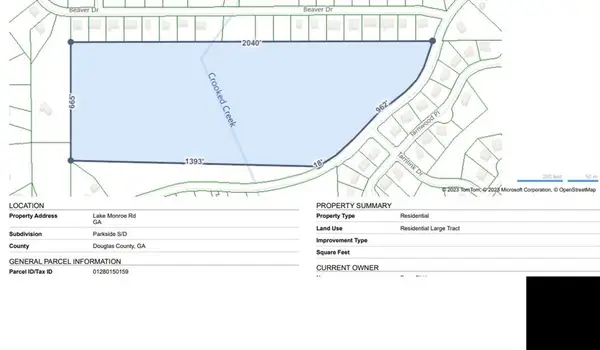 0 Lake Monroe Road, Douglasville, GA 30135