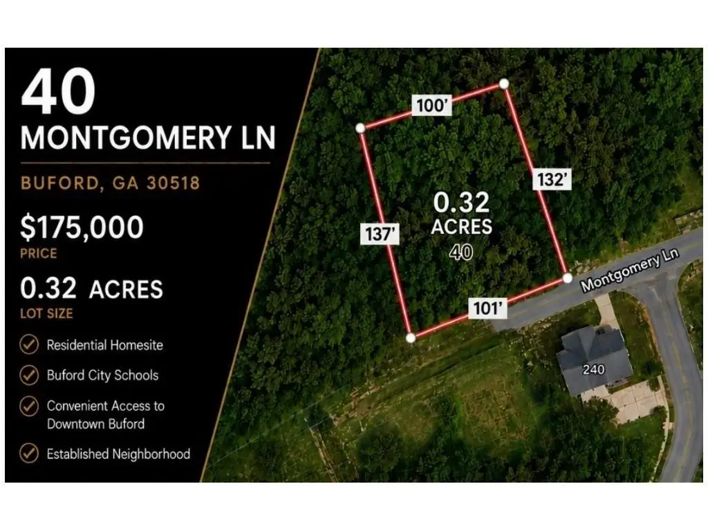 40 Montgomery Lane, Buford, GA 30518 - #1