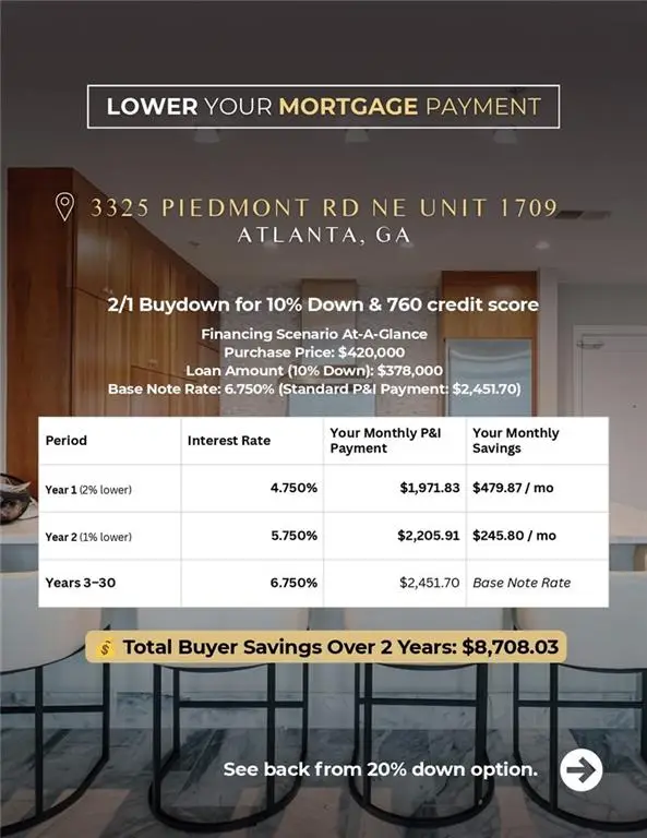 3325 Piedmont Road Ne #1709, Atlanta, GA 30305 - #3