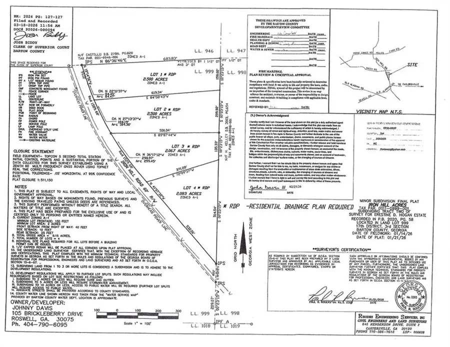 0 Iron Hill Road Lot 2, Taylorsville, GA 30178 - #2