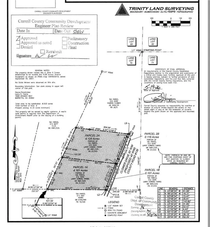 0 Lot 1a, Bowdon, GA 30108 - #1