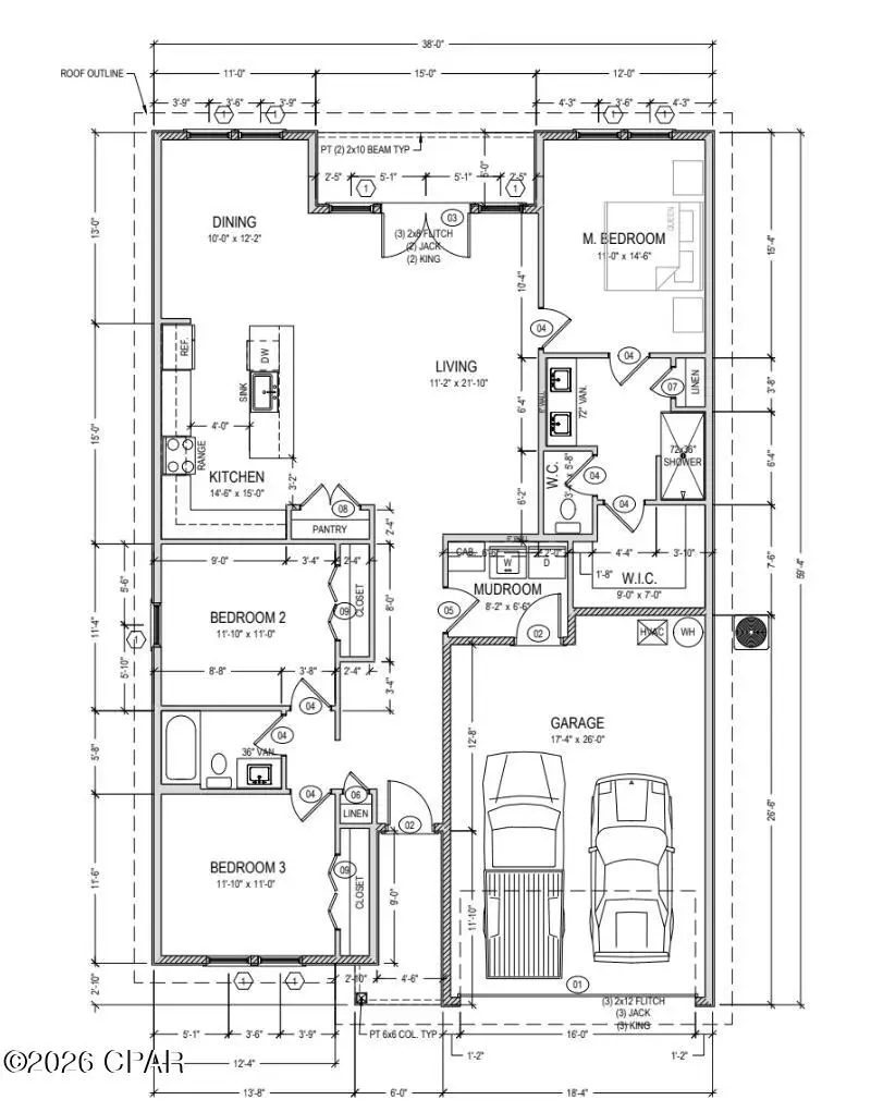 3116 Douglas Road, Panama City, FL 32405 - #2