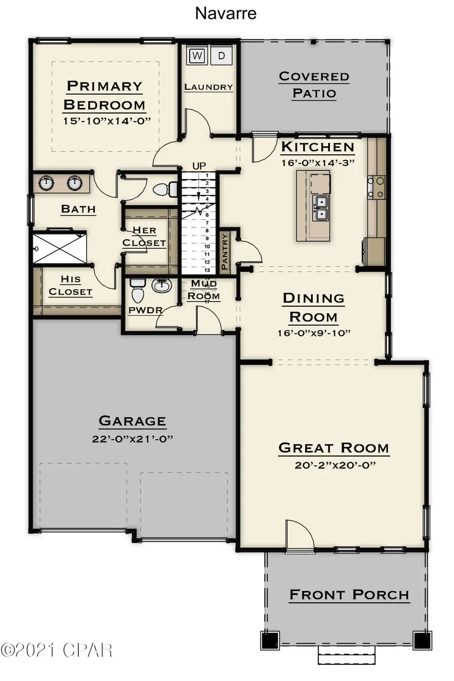 1317 Buttonsage Avenue #LOT 653 - NAVARRE PLAN, Panama City, FL 32405 - #3
