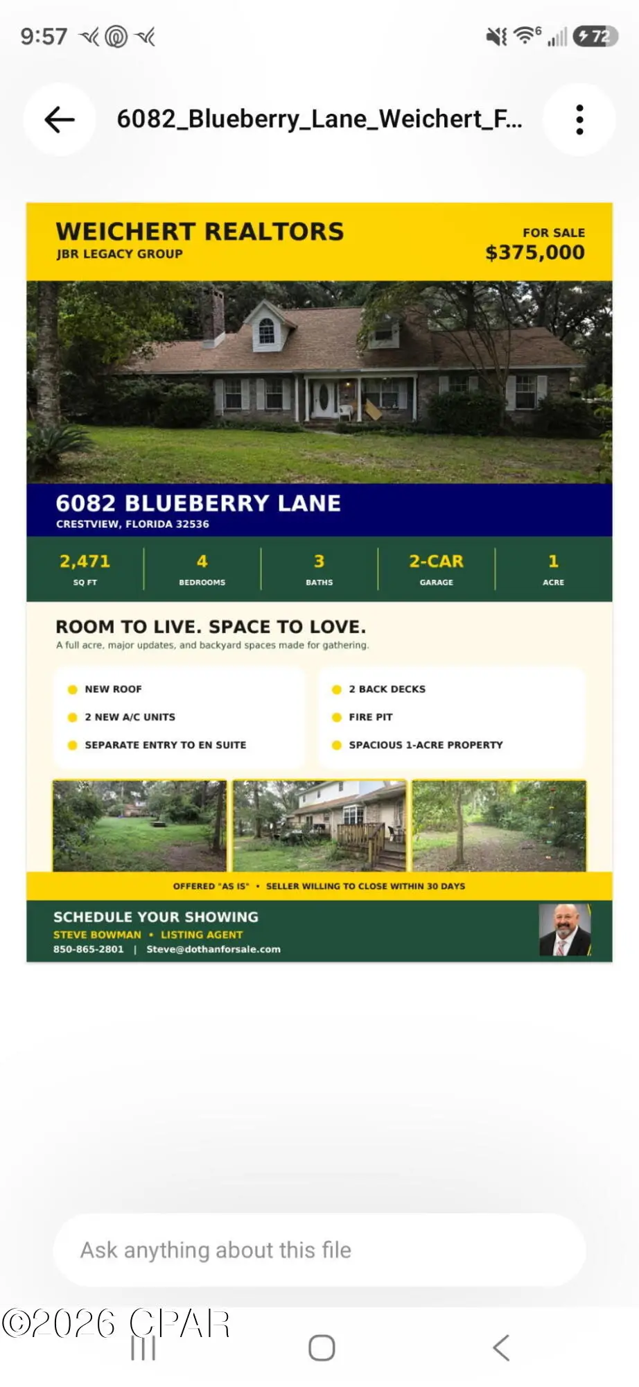 6082 Blueberry Lane, Crestview, FL 32536 - #1