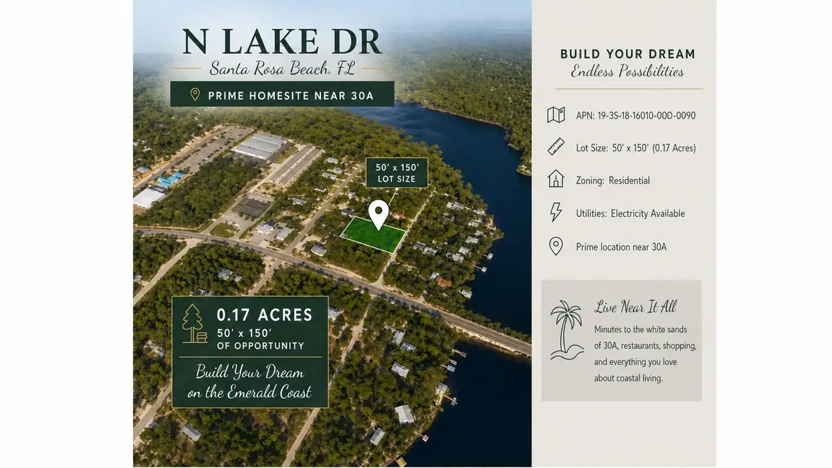 0 N Lake Drive, Santa Rosa Beach, FL 32459 - #1