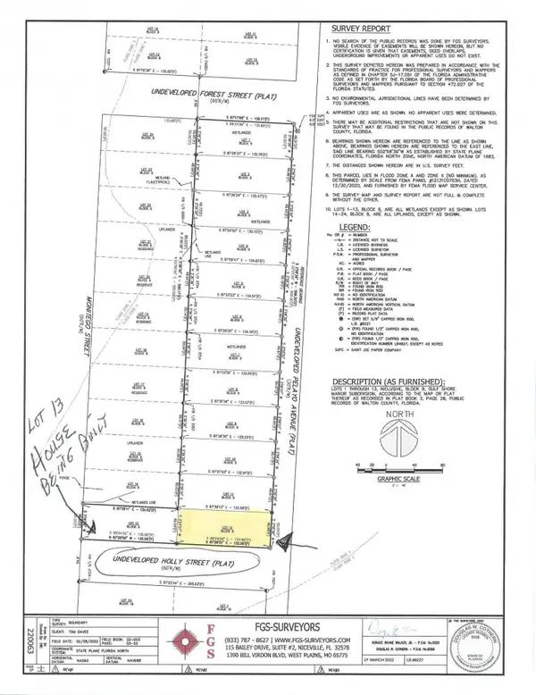 Lot 12 Montigo Avenue #1, Santa Rosa Beach, FL 32459