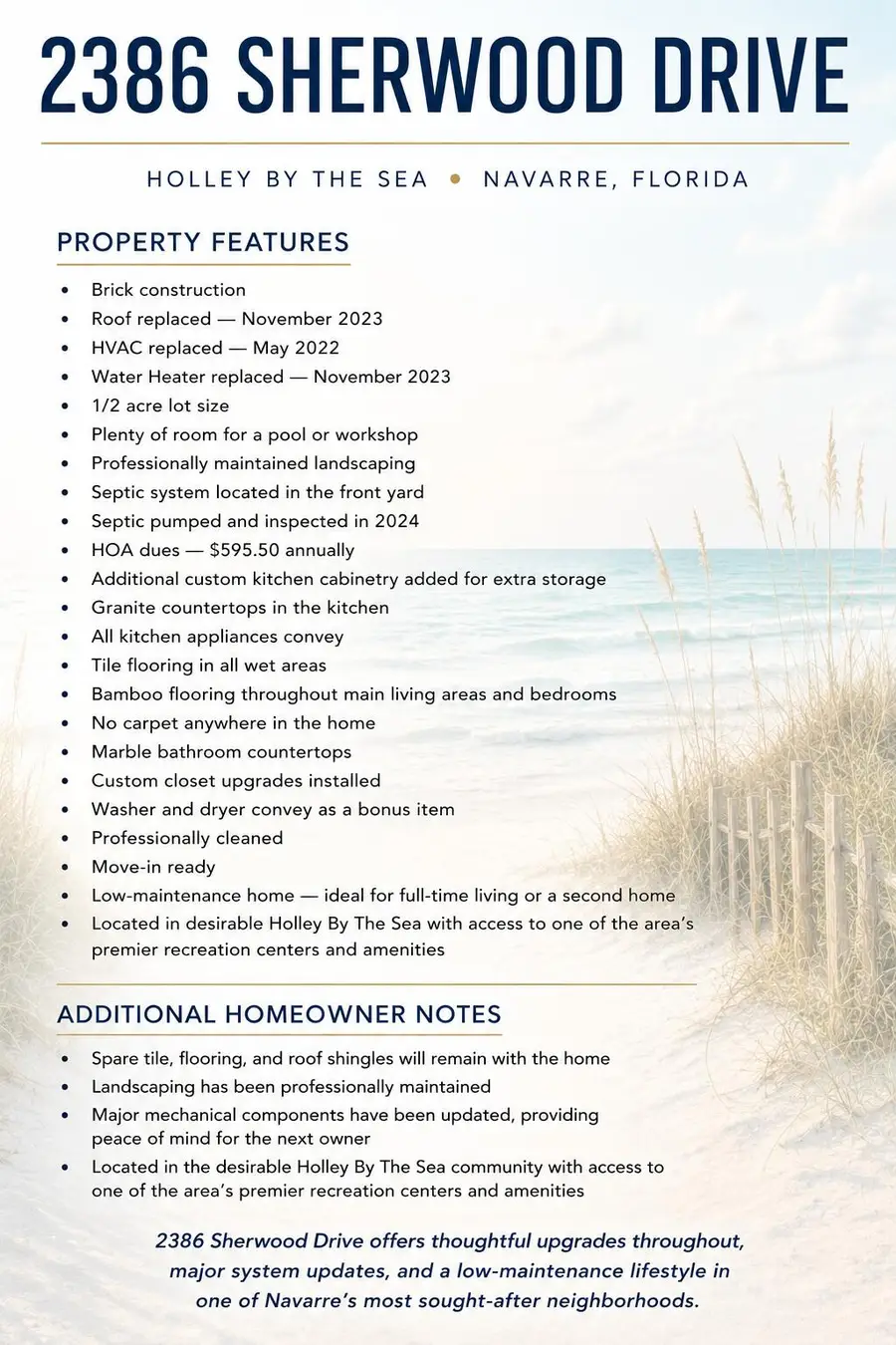 2386 Sherwood Drive, Navarre, FL 32566 - #2