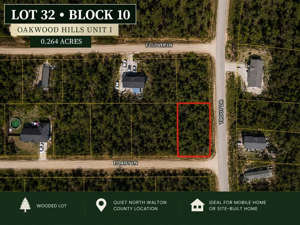 Lot 32 E Daisy Lane, Defuniak Springs, FL 32433 - #1