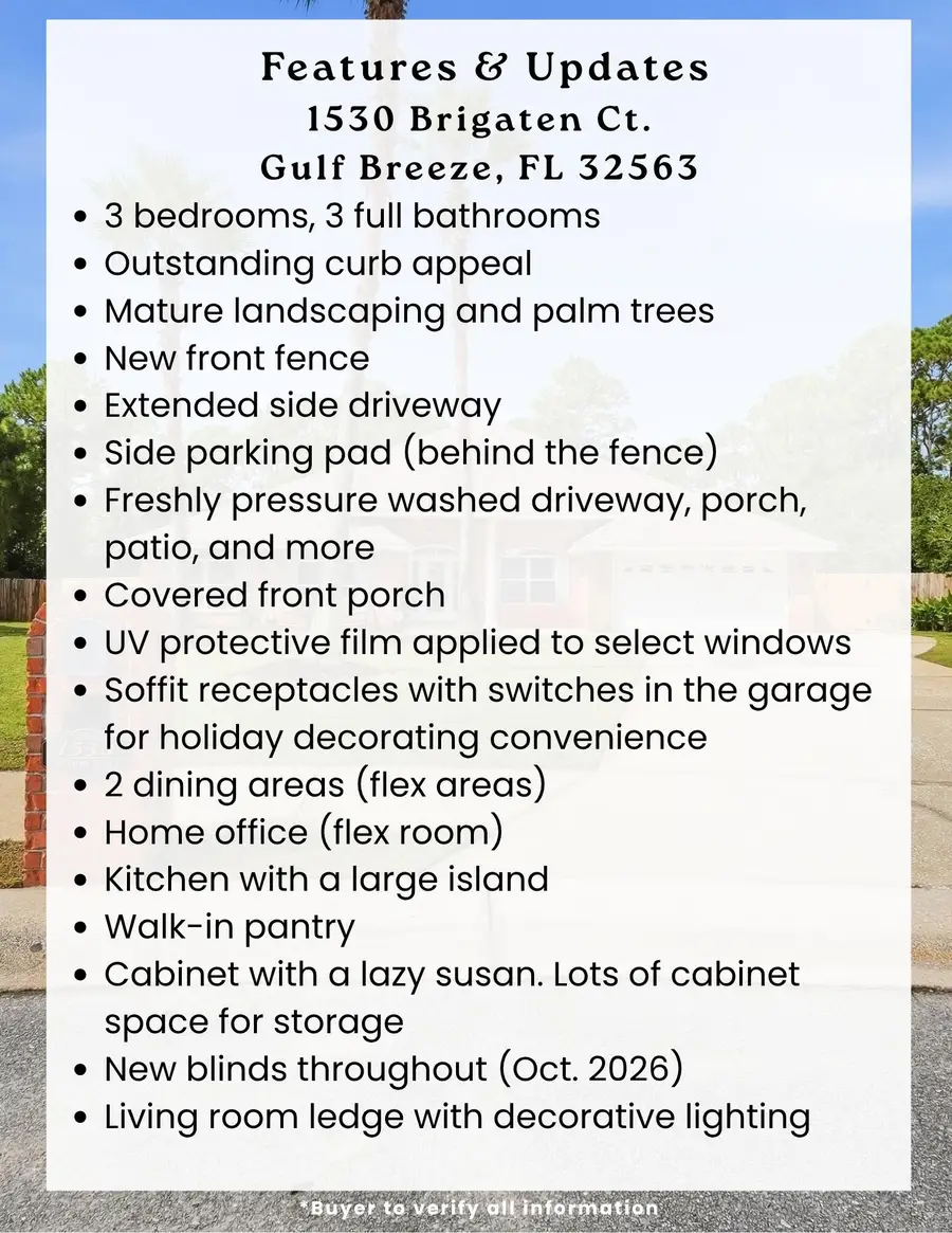 1530 Brigaten Court, Gulf Breeze, FL 32563 - #2