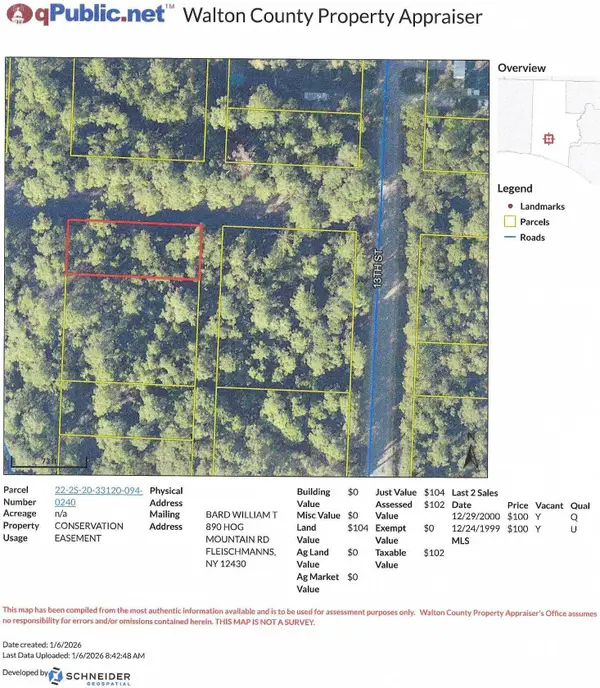 Lot 24 13th (off) Street, Santa Rosa Beach, FL 32459