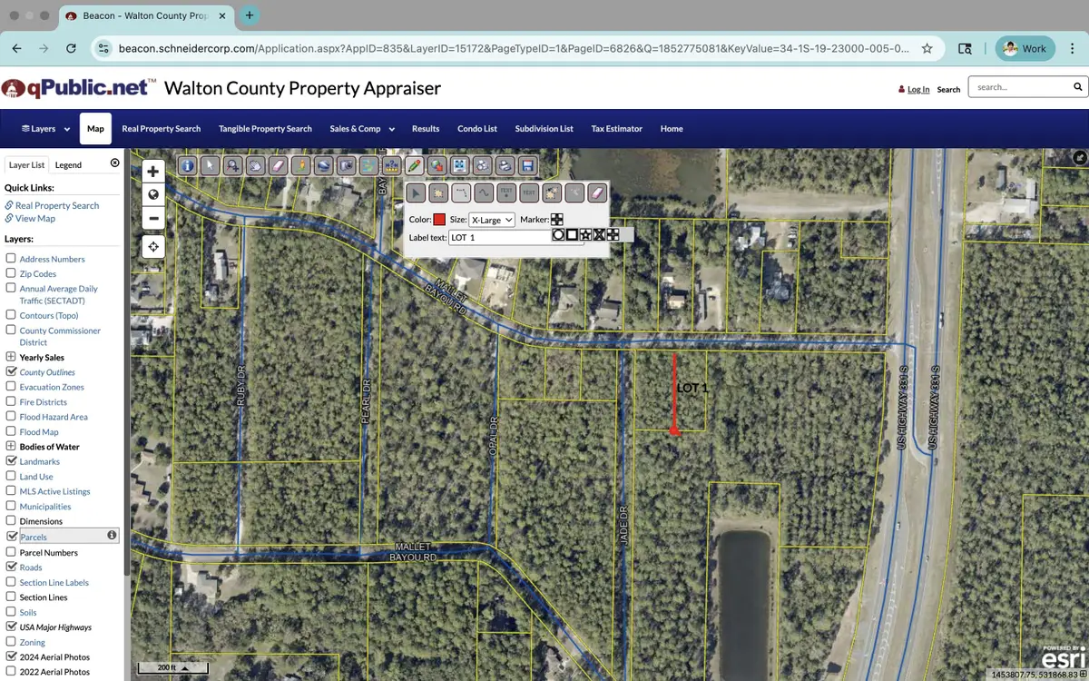 Lot 1 Mallet Bayou Road #1, Freeport, FL 32439 - Image #1