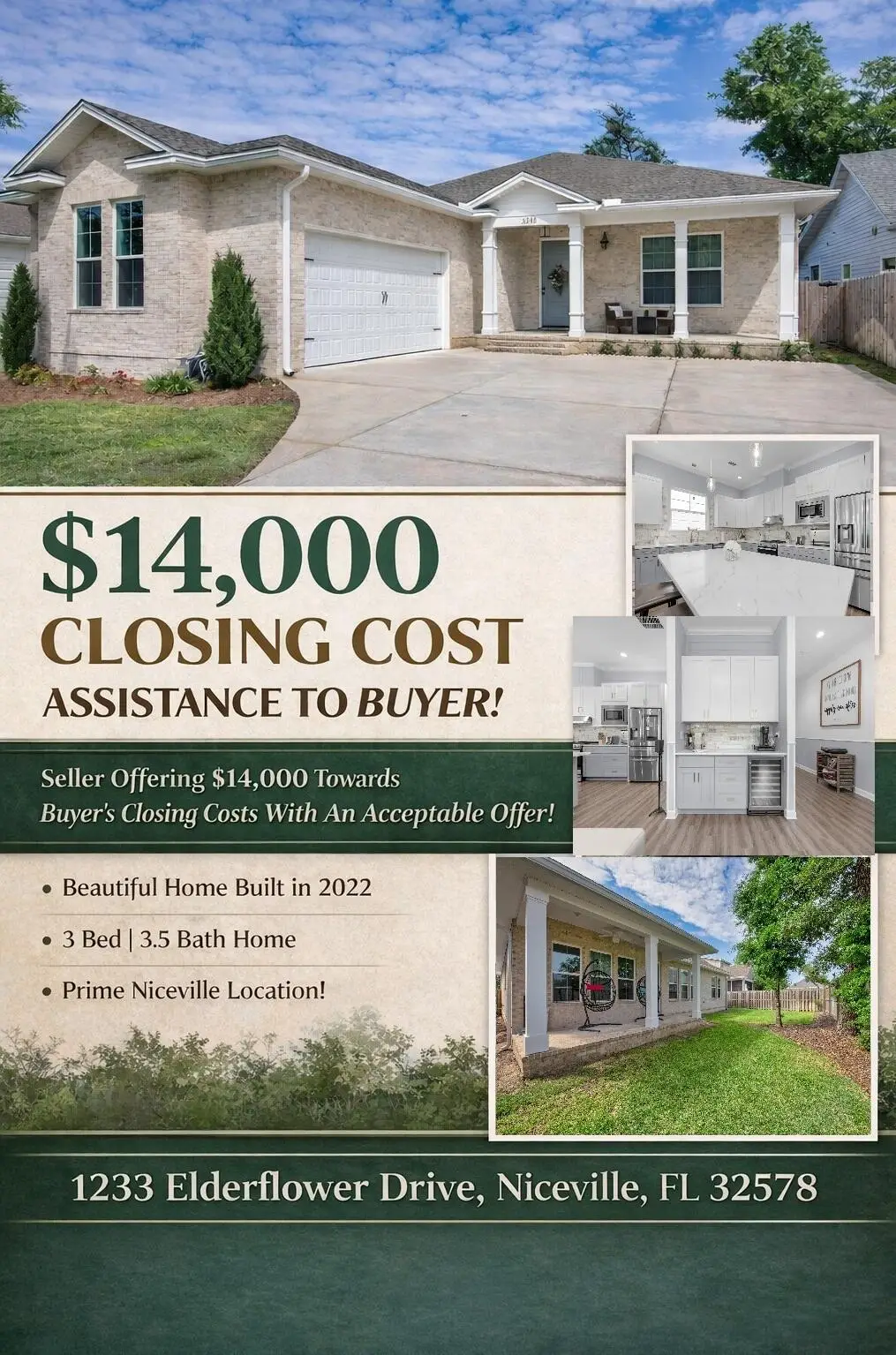 1233 Elderflower Drive, Niceville, FL 32578 - #1