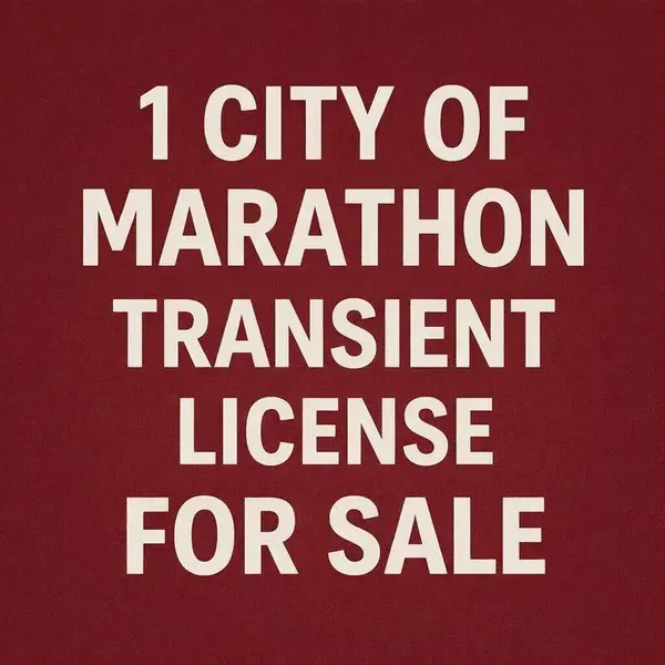 1 Transient License, Marathon, FL 33050