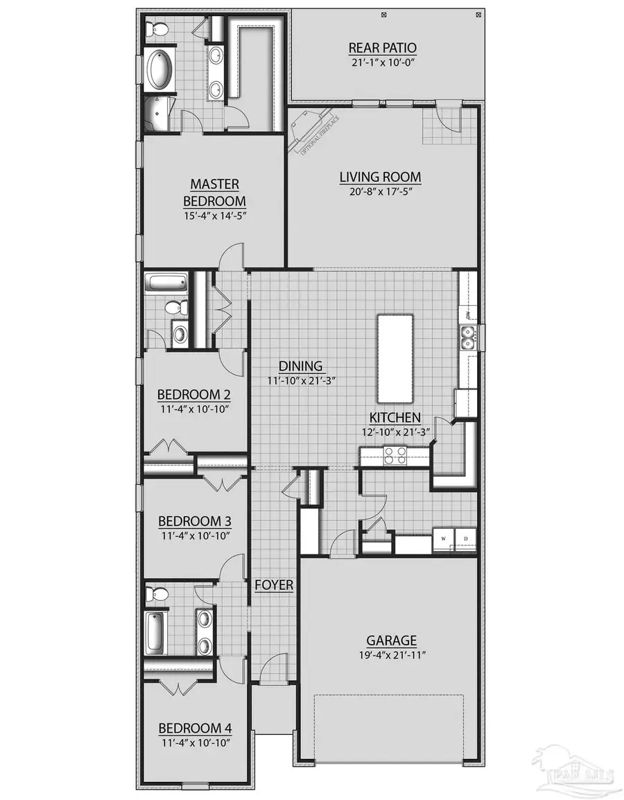 5168 Sugarloaf St #1-G (LOT ), Pace, FL 32571 - #3