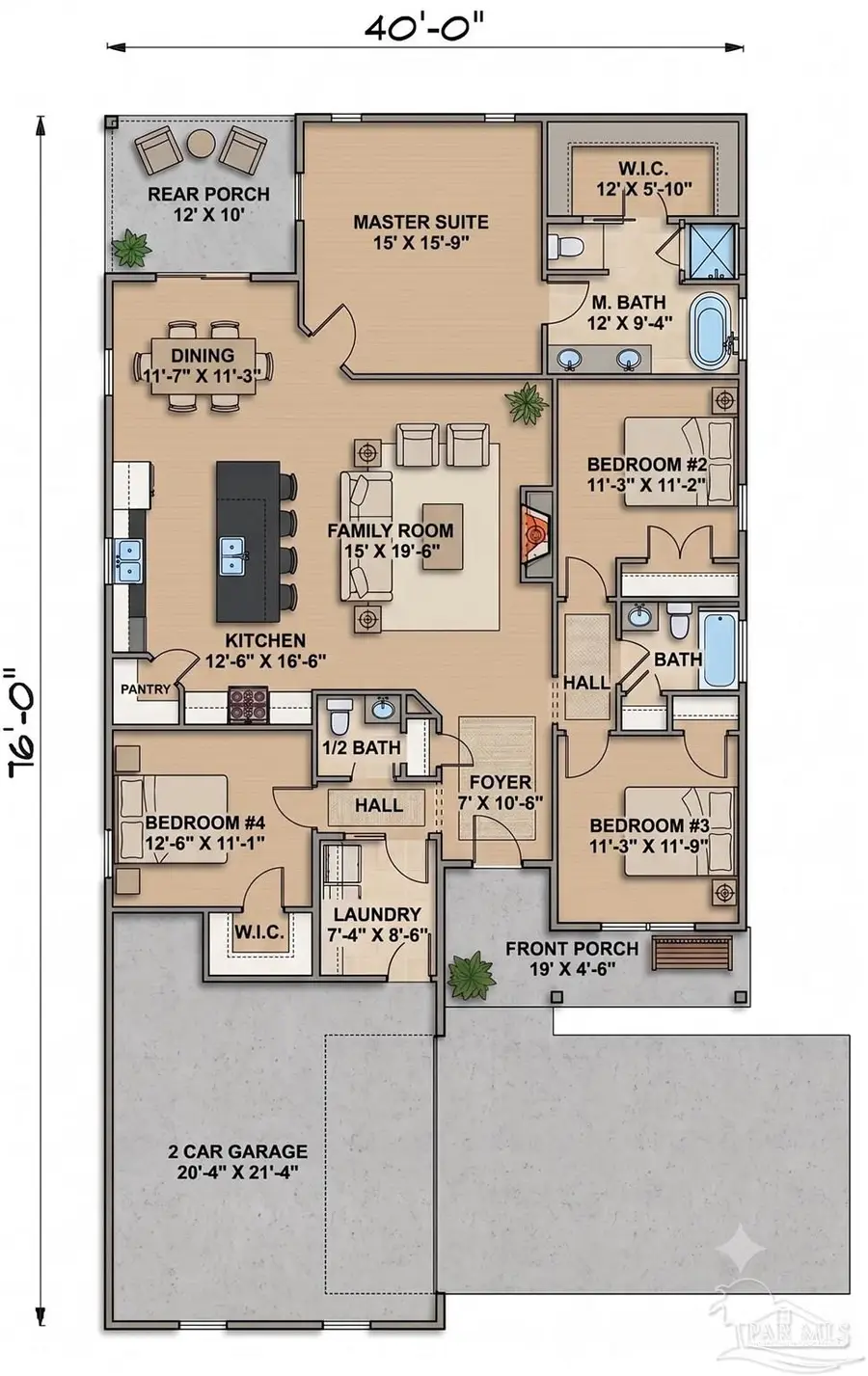 3457 Argyle Dr, Pace, FL 32571 - #2