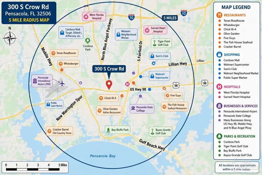 300 Blk Crow Rd, Pensacola, FL 32506 - #2