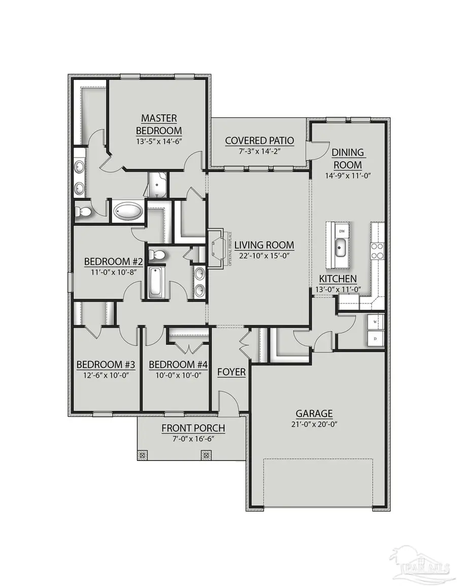 2778 W Kingsfield Rd #LOT 6-3, Cantonment, FL 32533 - #2