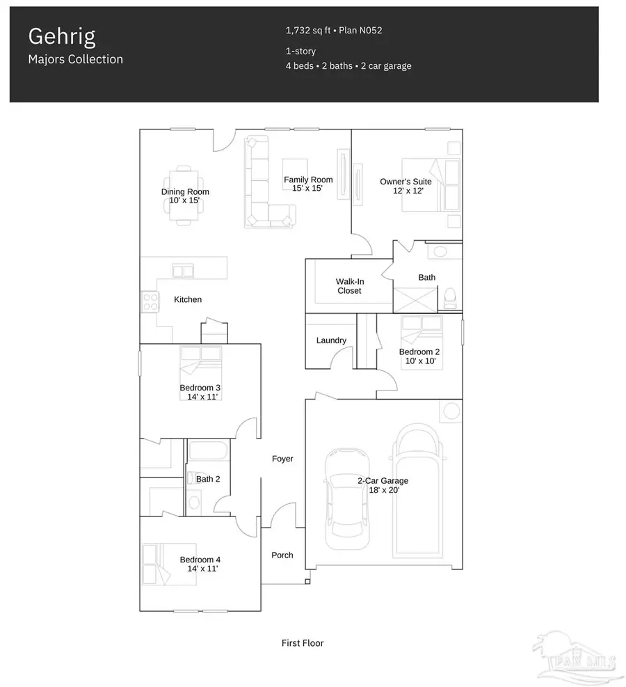 6477 Buckthorn Cir #HS 13J, Pace, FL 32571 - #2