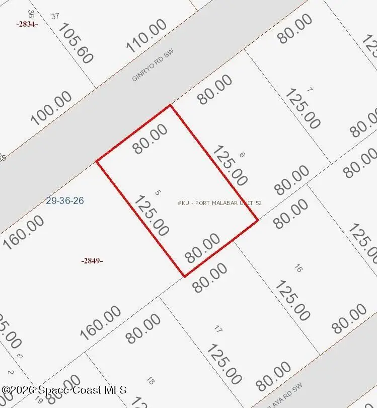 2635 Ginryo Road Sw, Palm Bay, FL 32908 - #2