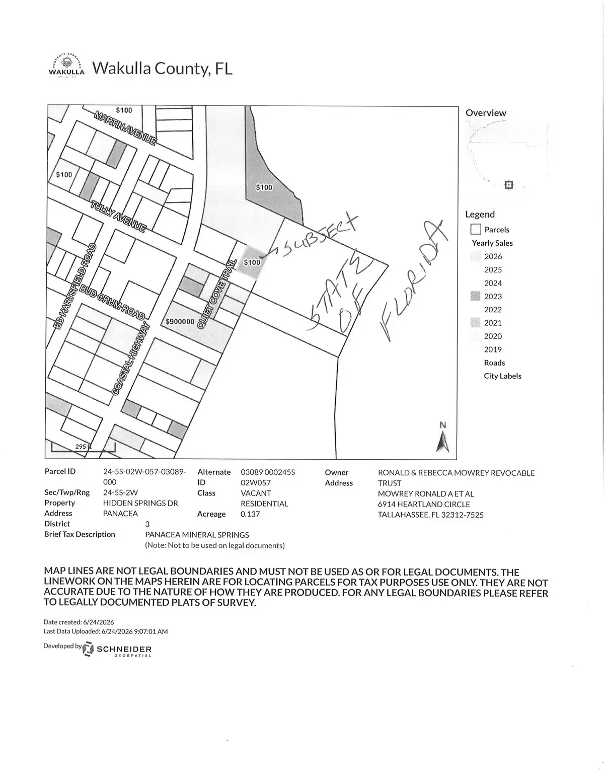 Hidden Springs Drive, Panacea, FL 32346 - #1