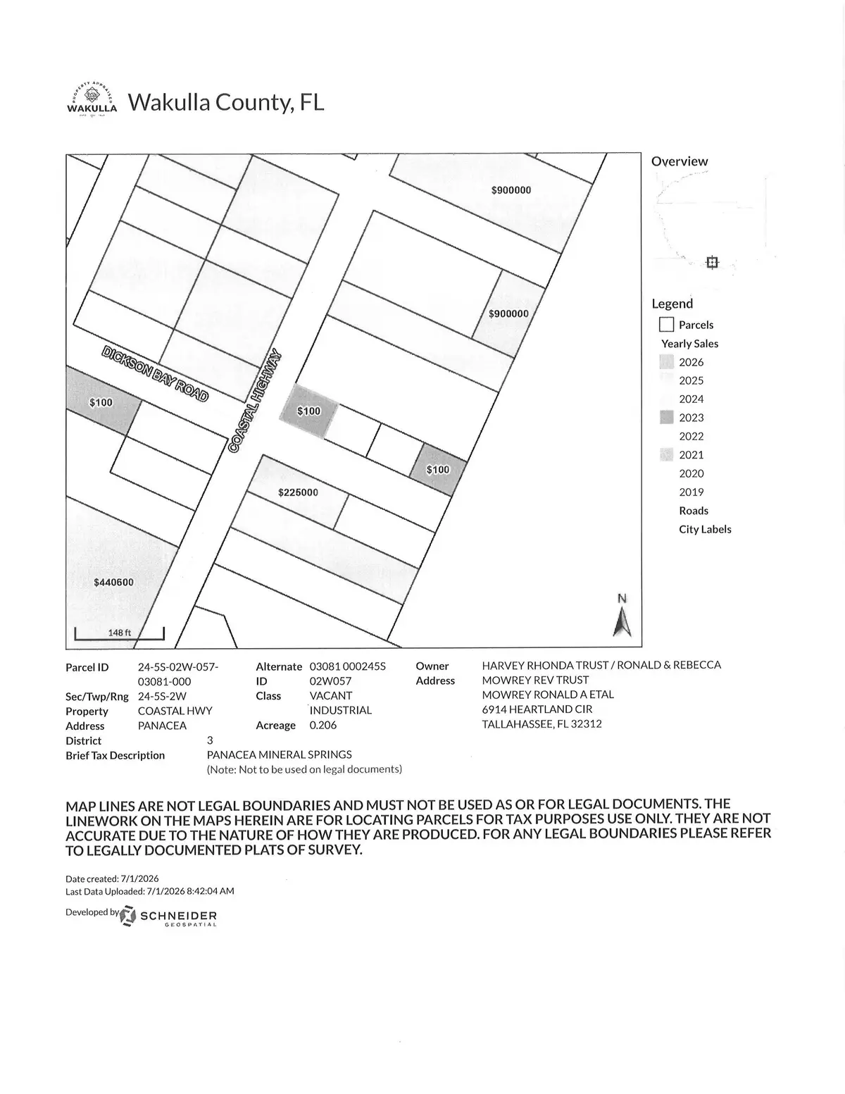 FL Coastal Highway, Panacea, FL 32346 - #1